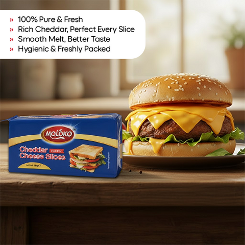 Moloko Cheddar Cheese Slices 10